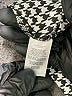 Ann Taylor 100% Polyester Houndstooth Gray Long Sleeve Blouse Size XS - photo 8