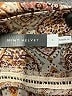 Velvet 100% Polyester Ivory Brown Long Sleeve Blouse Size L - photo 7