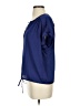 Vivienne Vivienne Tam 100% Polyester Blue Short Sleeve Blouse Size XS - photo 5