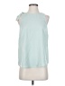 14th & Union 100% Polyester Teal Tank Top Size S - photo 1