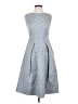 Max Studio Chevron-herringbone Blue Cocktail Dress Size XS - photo 1