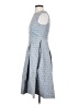 Max Studio Chevron-herringbone Blue Cocktail Dress Size XS - photo 5
