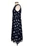Ann Taylor 100% Polyester Hearts Blue Casual Dress Size 2 - photo 5