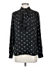 Ann Taylor LOFT 100% Polyester Black Long Sleeve Blouse Size XS - photo 1