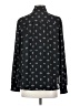 Ann Taylor LOFT 100% Polyester Black Long Sleeve Blouse Size XS - photo 2