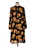 Octavia 100% Polyester Print Orange Casual Dress Size XL - photo 1