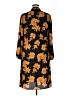 Octavia 100% Polyester Print Orange Casual Dress Size XL - photo 2