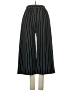 Zaful Stripes Black Casual Pants Size 4 - photo 1