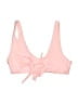 437 Four Three Seven Pink Swimsuit Top Size S - photo 1
