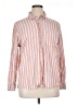 Universal Thread Stripes Orange Long Sleeve Button-Down Shirt Size XL - photo 1