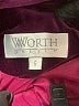 Worth 100% Cotton Burgundy Blazer Size 6 - photo 6
