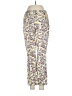 Harold's Print Multi Color Ivory Casual Pants Size 6 - photo 1