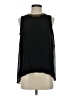 Cache 100% Polyester Black Sleeveless Blouse Size S - photo 1