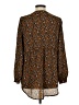 DR2 100% Polyester Brown Long Sleeve Blouse Size M - photo 2