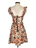 Shein Floral Orange Cocktail Dress Size 2 - photo 2