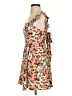 Shein Floral Orange Cocktail Dress Size 2 - photo 5