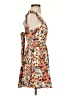 Shein Floral Orange Cocktail Dress Size 2 - photo 4