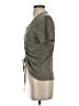 MICHAEL Michael Kors Gray Tan Short Sleeve Top Size S - photo 5