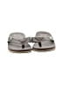 Sanuk Gray Brown Flip Flops Size 4 - 5 - photo 2