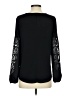 Express Black Long Sleeve Blouse Size S - photo 2