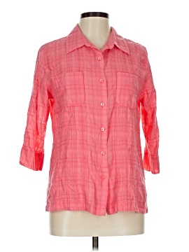 Christopher & Banks 3/4 Sleeve Button Down Shirt