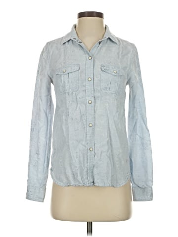 American Eagle Outfitters Long Sleeve Button-Down Shirt (view 1)