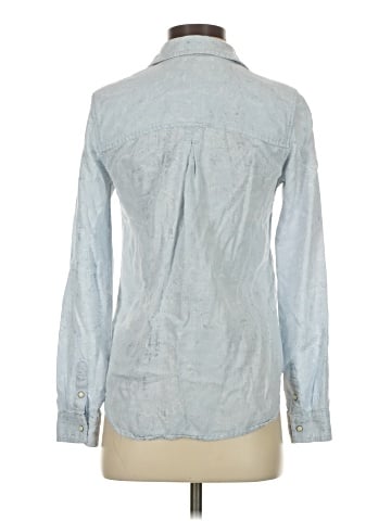 American Eagle Outfitters Long Sleeve Button-Down Shirt (view 2)