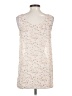 Compagnie Internationale Express Ivory Sleeveless Blouse Size S (estimated) - photo 2
