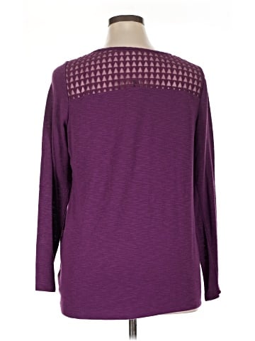 Lane Bryant 3/4 Sleeve T-Shirt (view 2)