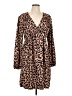 Unbranded Animal Print Brown Tan Casual Dress Size L - photo 1