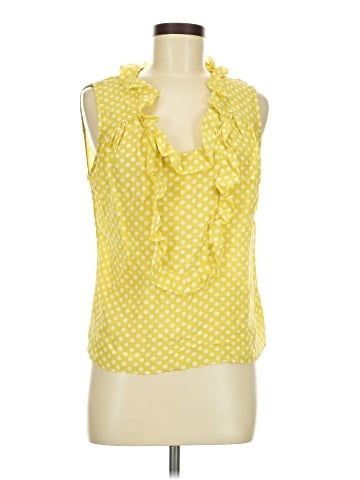 Farhi by Nicole Farhi Sleeveless Silk Top (view 1)