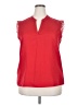 Unbranded 100% Polyester Red Sleeveless Blouse Size XXL - photo 1