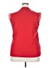 Unbranded 100% Polyester Red Sleeveless Blouse Size XXL - photo 2