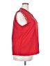 Unbranded 100% Polyester Red Sleeveless Blouse Size XXL - photo 4