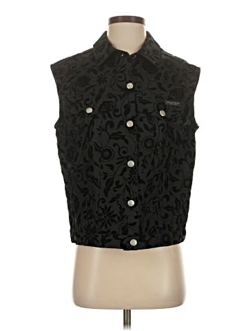 Rene Lezard Denim Vest (view 1)