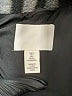 H&M 100% Polyester Plaid Black Coat Size S - photo 6