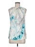 Talbots Silver Sleeveless Blouse Size 8 - photo 1