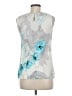 Talbots Silver Sleeveless Blouse Size 8 - photo 2
