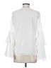 Vince Camuto 100% Polyester White Long Sleeve Blouse Size S - photo 2