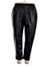 Gap 100% Polyester Black Faux Leather Pants Size XXL - photo 1