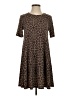BCBGeneration Paisley Brown Casual Dress Size S - photo 1