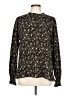 New In 100% Polyester Gold Long Sleeve Blouse Size L - photo 1