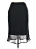 Assorted Brands Solid Black Formal Skirt Size 30 waist (estimated) - photo 2