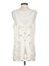 Capri 100% Nylon Ivory Sleeveless Blouse Size S - photo 2