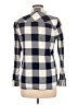 J.Crew Checkered-gingham Gray Long Sleeve Button-Down Shirt Size 8 - photo 2