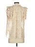 Current Air 100% Polyester Ivory Sleeveless Blouse Size S - photo 2