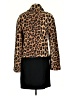 Zara Animal Print Gold Brown Wool Blazer Size XS - photo 2