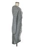 Leith Solid Gray Casual Dress Size M - photo 4