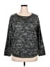 Per Se Camo Gray Green Pullover Sweater Size XXL (estimated) - photo 1