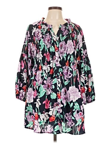 Caffé Marrakesh 3/4 Sleeve Blouse (view 1)
